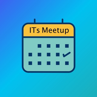 Логотип Телеграм канала IT's Meetup – митапы, конференции на каждый день. Бесплатная аналитика Telegram каналов