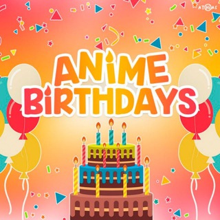 Логотип Телеграм канала 🎂 AnimeBirthdays. Бесплатная аналитика Telegram каналов
