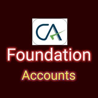 Telegram Channel logo P1 Accounts : CA Foundation. Free Telegram Channel Analytics