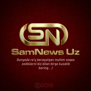 Telegram Channel logo samnews_uz. Free Telegram Channel Analytics