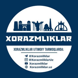 Логотип Телеграм канала xorazmliklar. Бесплатная аналитика Telegram каналов