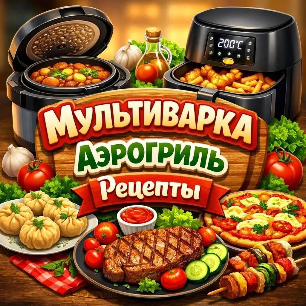 Логотип Телеграм канала multivarka_recepty. Бесплатная аналитика Telegram каналов