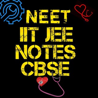 Telegram Channel logo NEET IIT JEE NOTES CBSE. Free Telegram Channel Analytics