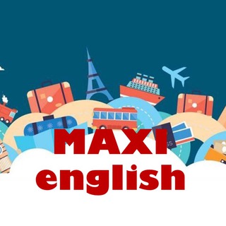 Логотип Телеграм канала MAXI English. Бесплатная аналитика Telegram каналов