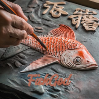 Логотип Телеграм канала FishGGod. Бесплатная аналитика Telegram каналов