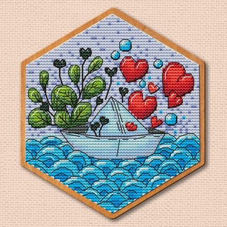 Логотип Телеграм канала vyshivka_krestiki. Бесплатная аналитика Telegram каналов