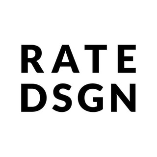 Логотип Телеграм канала RateDesign. Бесплатная аналитика Telegram каналов