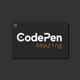 Логотип Телеграм канала CodePen Amazing. Бесплатная аналитика Telegram каналов