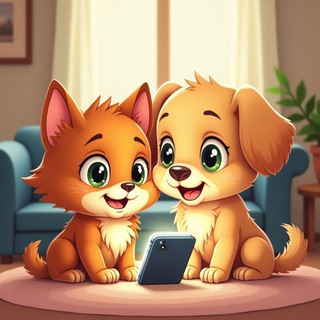 Логотип Телеграм канала Miau_Gav. Бесплатная аналитика Telegram каналов