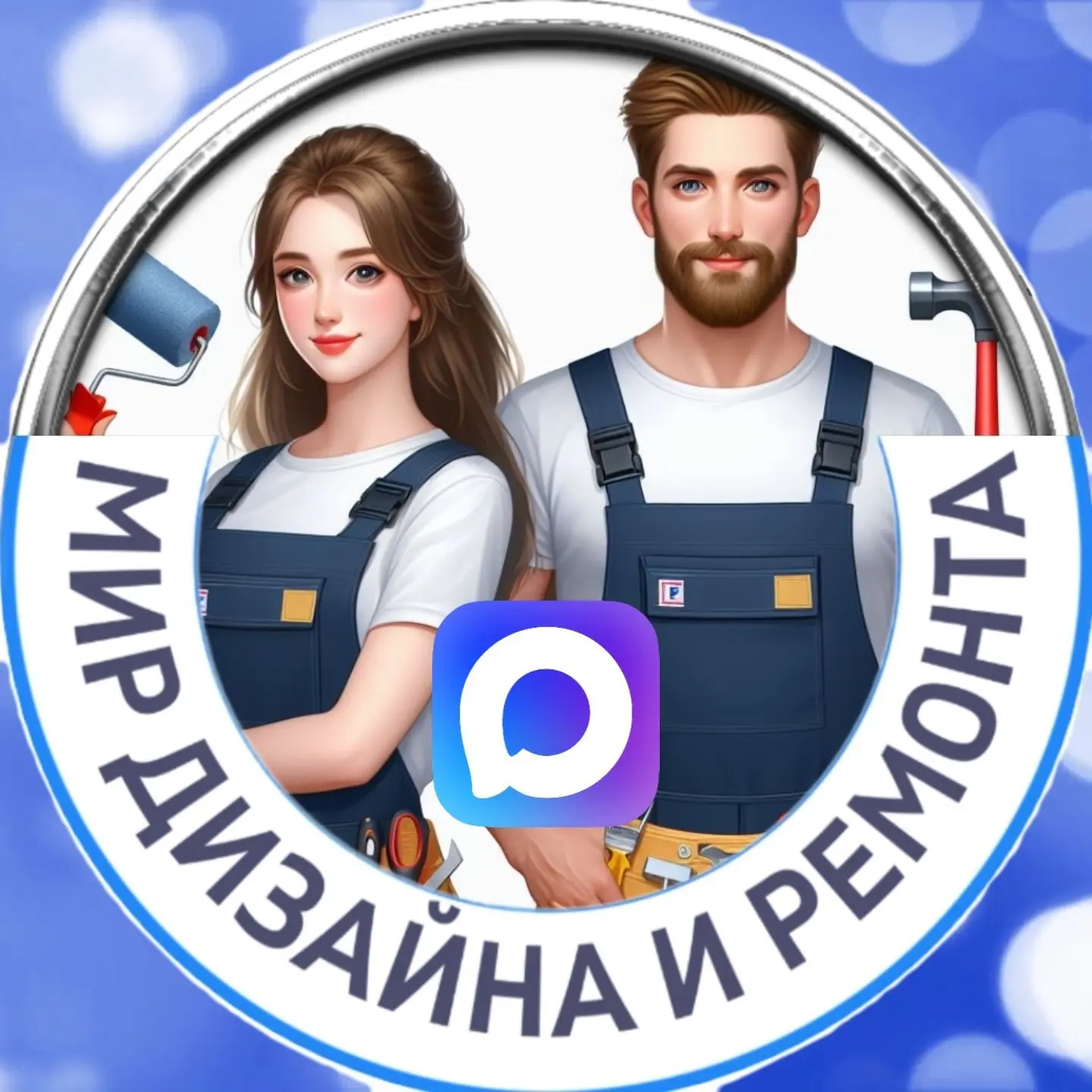 Логотип Телеграм канала mirdizainremont. Бесплатная аналитика Telegram каналов