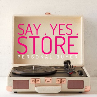 Логотип Телеграм канала Say yes store. Бесплатная аналитика Telegram каналов
