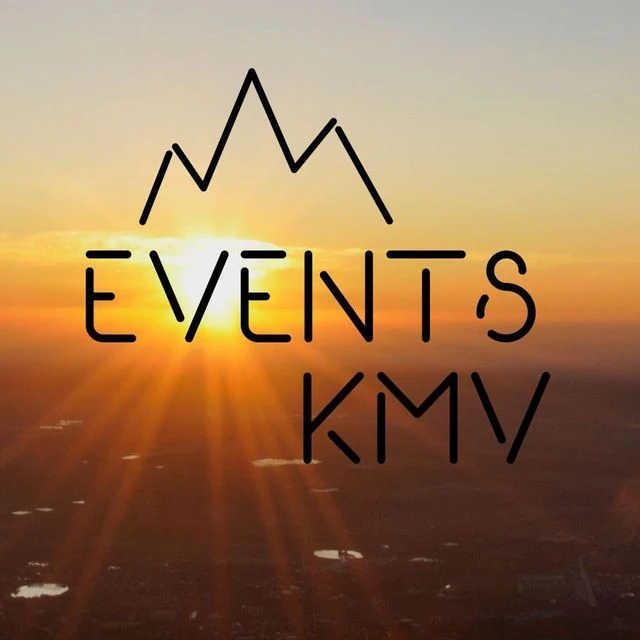 Логотип Телеграм канала kmv_events. Бесплатная аналитика Telegram каналов