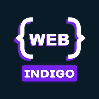 Логотип Телеграм канала indigoweb. Бесплатная аналитика Telegram каналов
