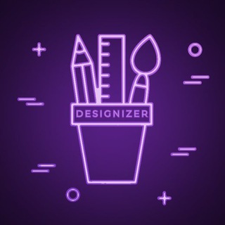 Логотип Телеграм канала designizer. Бесплатная аналитика Telegram каналов