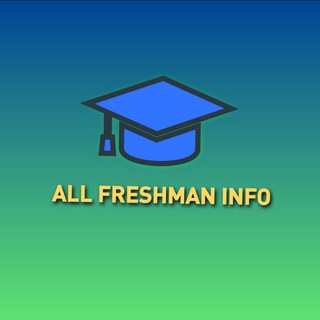 Логотип Телеграм канала all_freshman_Info. Бесплатная аналитика Telegram каналов