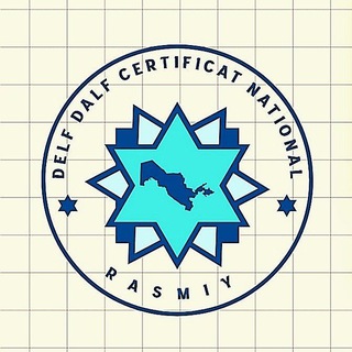 Логотип Телеграм канала delf_dalf_milliysertifikat_uzbek. Бесплатная аналитика Telegram каналов