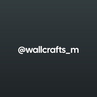 Логотип Телеграм канала wallcrafts_m. Бесплатная аналитика Telegram каналов