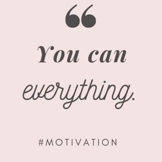 Логотип Телеграм канала You Can Everything | Motivation. Бесплатная аналитика Telegram каналов
