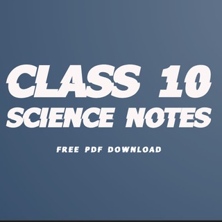 Telegram Channel logo Class 10th science notes. Free Telegram Channel Analytics