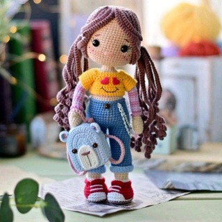 Логотип Телеграм канала 🌈عروسک بافی رنگی🌈. Бесплатная аналитика Telegram каналов