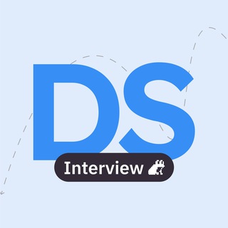 Логотип Телеграм канала ds_interview_lib. Бесплатная аналитика Telegram каналов