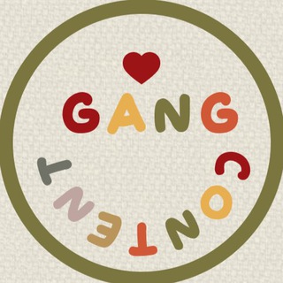 Логотип Телеграм канала gang_content. Бесплатная аналитика Telegram каналов