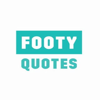 Логотип Телеграм канала footyquotes. Бесплатная аналитика Telegram каналов