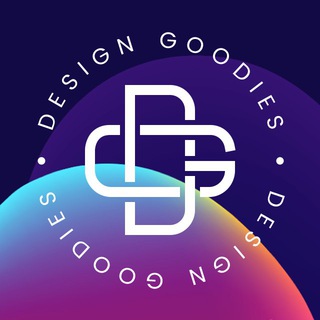 Логотип Телеграм канала DesignGoodies. Бесплатная аналитика Telegram каналов