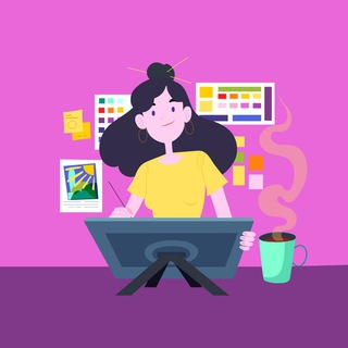 Логотип Телеграм канала Я у мамы криэйтор 👨🏻‍🎨. Бесплатная аналитика Telegram каналов