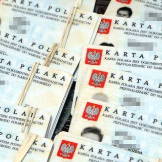 Логотип Телеграм канала Карта Поляка, польский язык. Сталый побыт Staly Pobyt ПМЖ, Польша, Эмиграция в Европу. Бесплатная аналитика Telegram каналов
