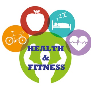 Логотип Телеграм канала Health & Fitness. Бесплатная аналитика Telegram каналов