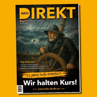 Telegram Channel logo Info-DIREKT - Das Magazin für Patrioten. Free Telegram Channel Analytics
