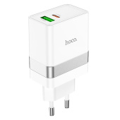 Адаптер Сетевой Hoco N21 PD QC3.0 USB/Type-C 30W (white)