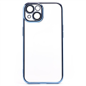 Чехол-накладка - PC073 с закрытой камерой для "Apple iPhone 14" (blue) (213855)