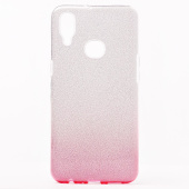 Чехол-накладка - SC097 Gradient для "Samsung SM-A107 Galaxy A10s" (pink/silver)