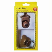 Держатель кольцо (Ring) - PS36 на палец со шнурком в комплекте (gold)