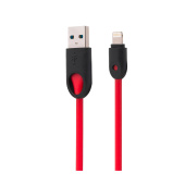 Кабель USB - Apple lightning Kurato RORI-L200  100см 2,5A  (red)