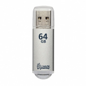 Флэш накопитель USB 64 Гб Smart Buy V-Cut 3.0 (grey)