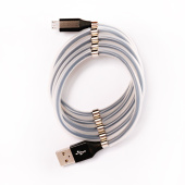 Кабель USB - micro USB - MCM-1  100см 2,4A  (black)