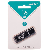 Флэш накопитель USB 16 Гб Smart Buy Glossy (black)