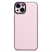 Чехол-накладка - PC084 экокожа для "Apple iPhone 13" (light pink)