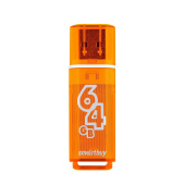 Флэш накопитель USB 64 Гб Smart Buy Glossy (orange)