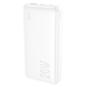 Внешний аккумулятор Hoco J87A PD QC 20000mAh Micro/Type-C/USB/Type-C (white)