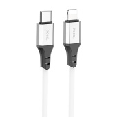 Кабель Type-C - Apple lightning Hoco X86 Spear PD 20W 100см 3A  (white)