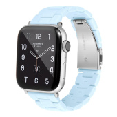 Ремешок - ApW30 Apple Watch 38/40/41 mm акриловый (light blue)