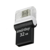 Флэш накопитель USB 32 Гб Smart Buy OTG Poko (black)