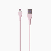 Кабель USB - Apple lightning Kurato RORI-L205  100см 2,5A  (light pink)