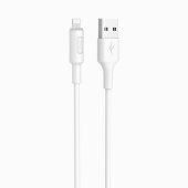Кабель USB - Apple lightning Hoco X25  100см 2A  (white)