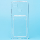 Чехол-накладка - SC276 с картхолдером для "Xiaomi Redmi 10A" (transparent) (210428)