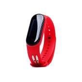 Ремешок - WB01 Xiaomi Mi Band 5/Mi Band 6 силикон (014) (red)